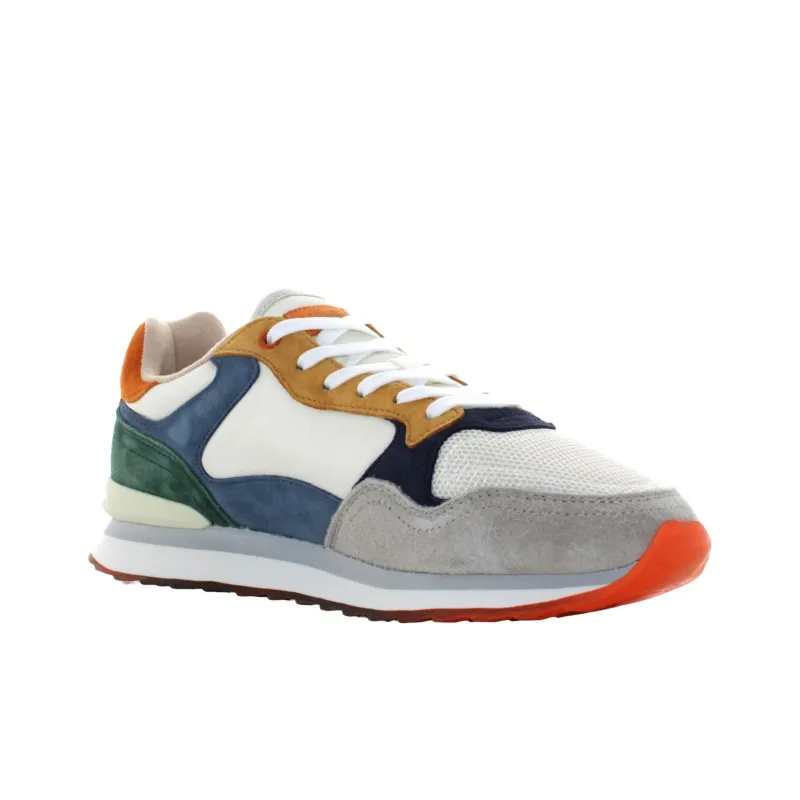 HOFF Cushioning Wear Resistant Low Top Casual Shoes Men's Beige Blue-3
