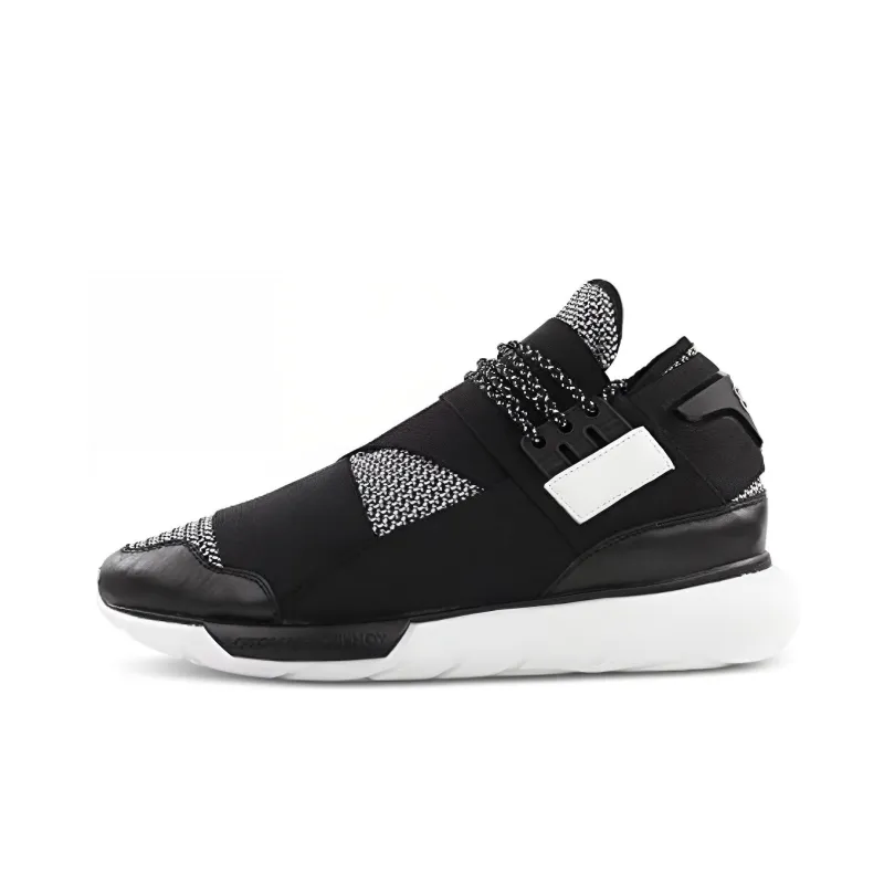 Adidas Y 3 Qasa High Black White 2014-0