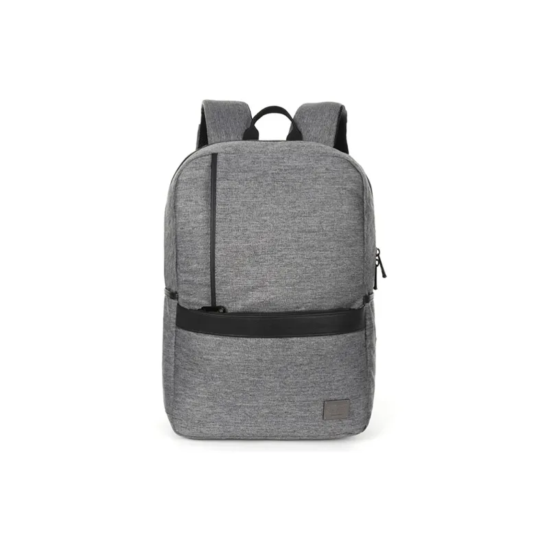 SUISSEWIN Oxford Fashionable Portable Computer Large Capacity Backpack Regular Unisex Light Gray/Dark Gray-0