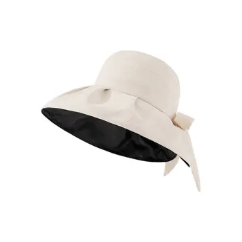 FUO Small Face Enhancing Large Brim Sun Protection Hat Bucket Hats Women's