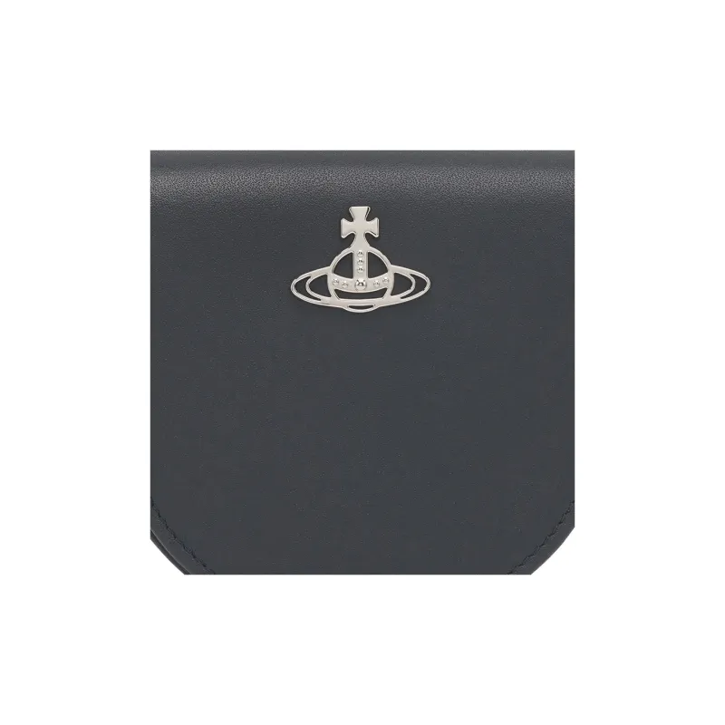 Vivienne Westwood Cow Leather Saddle Bag, Fanny Pack, Shoulder Bag, Crossbody Bag Nano Women's Black-6
