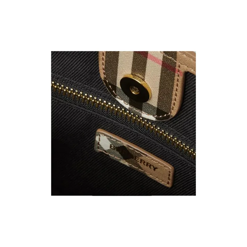 Burberry Vintage Canvas Kids' Bag Shoulder Bag Crossbody Bag Handbag Kids' Light Camel-4
