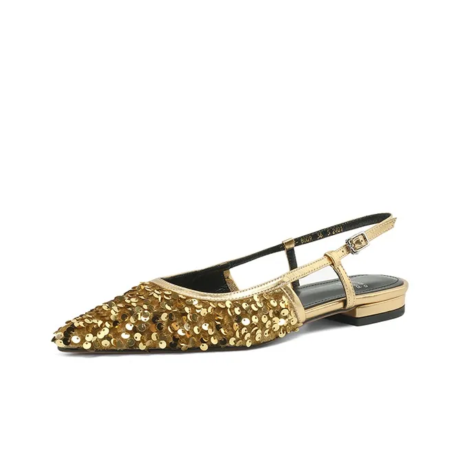 Casual One-Strap Unlined Sandal 1.5 Cm Heel Height Women's-8