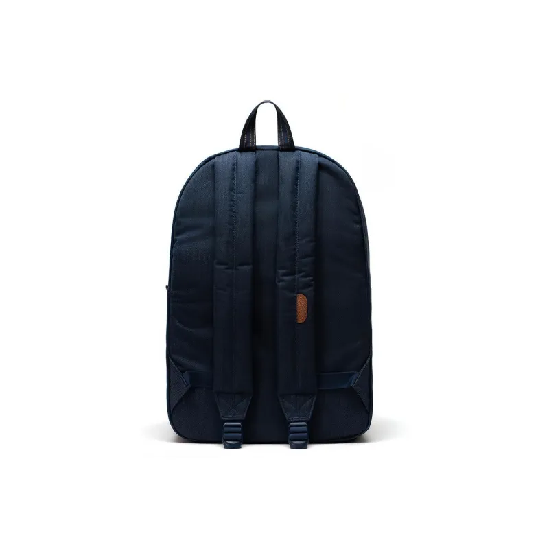 Herschel Leather Laptop Backpack Regular Unisex Denim Blue-2