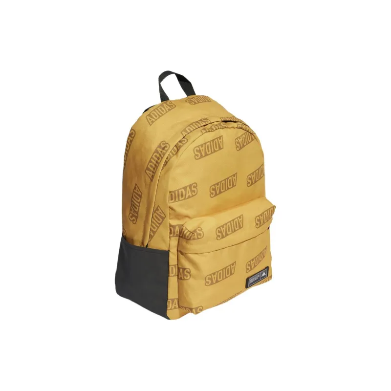 Adidas Recycled Polyester Canvas Backpack Regular Unisex Yellow-2