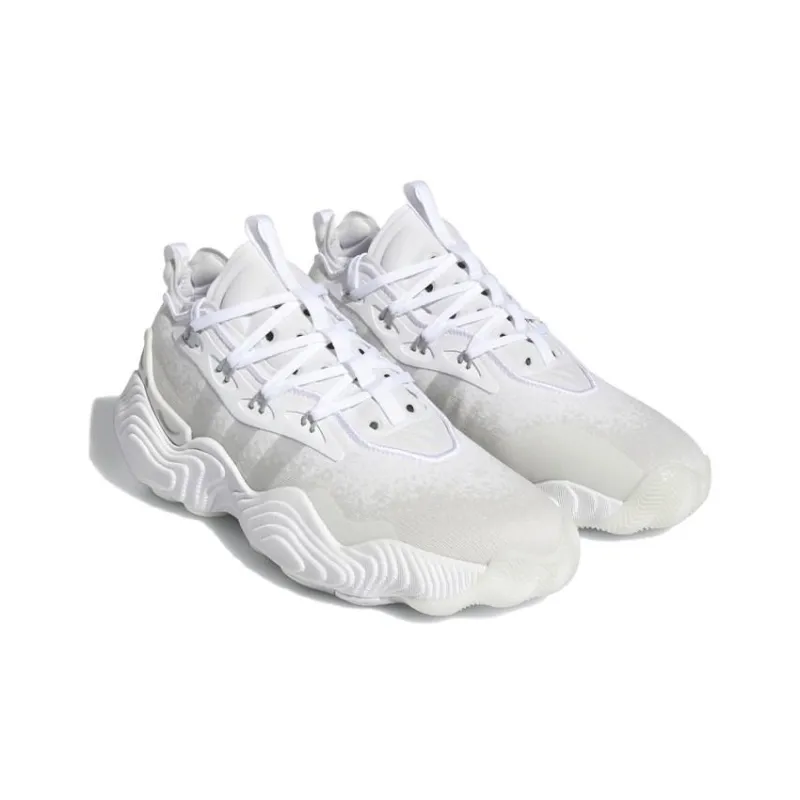 Adidas Trae Young 3 White Metallic Silver-2