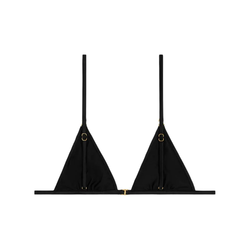 CELINE Triomphe Triangle Bra In Silk-1