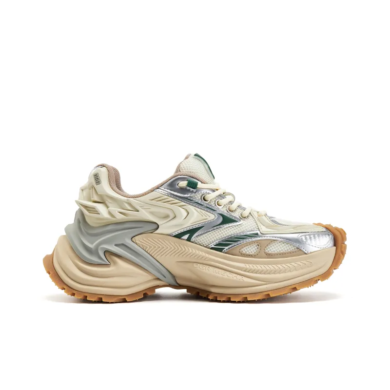 OGR Slip Resistant Low Top Running Shoes Unisex Nouveau Green-1