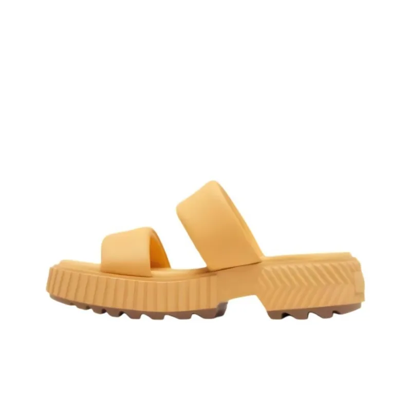 SOREL Rubber Sole Slip-Resistant Slide Slippers Women's Yellow-0