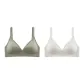 Cream White+Matcha Green