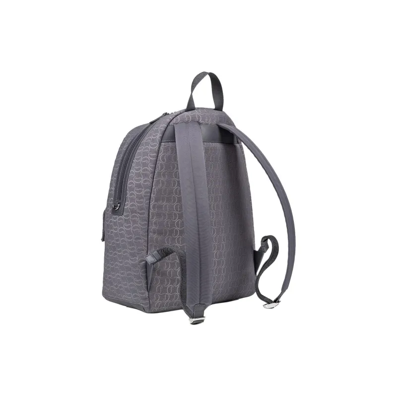 CL LUBOTING Cotton Fabric Backpack Men's Smoke Gray-2