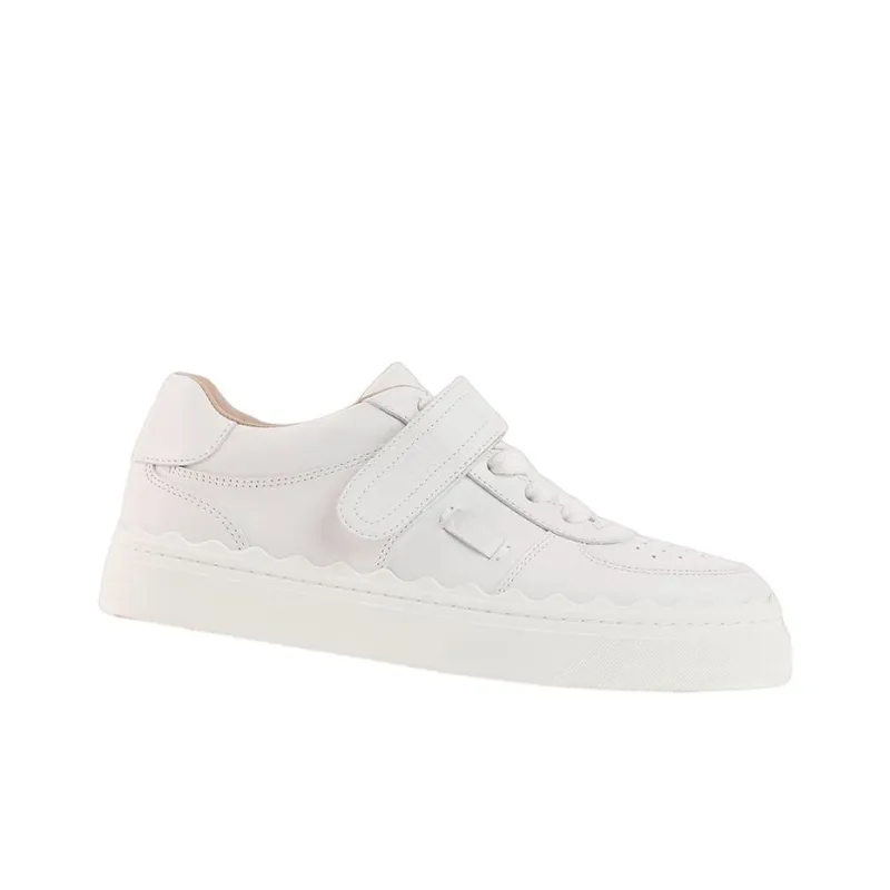 Chloé Lauren Logo-patch Sneakers-1