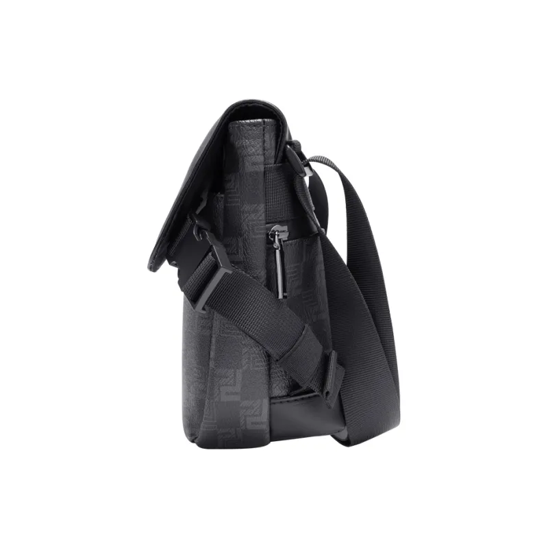 POLO PVC Shoulder Bag Men's Black-3
