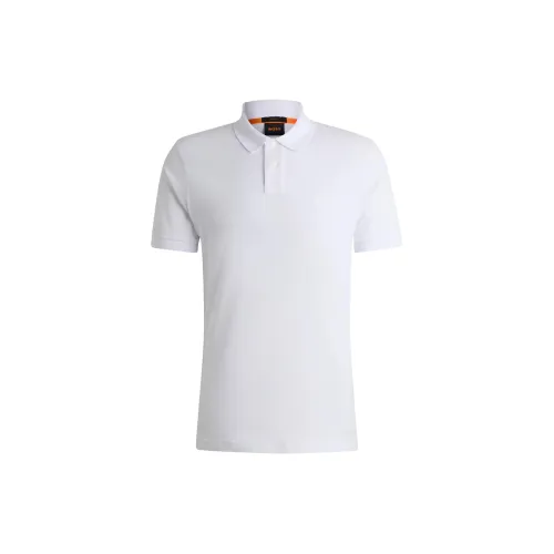 HUGO BOSS Polo Shirts Men White