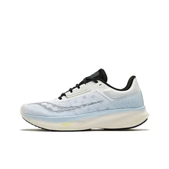 Saucony Vessel Cushioning Low Top Casual Running Shoes Unisex White Blue Black