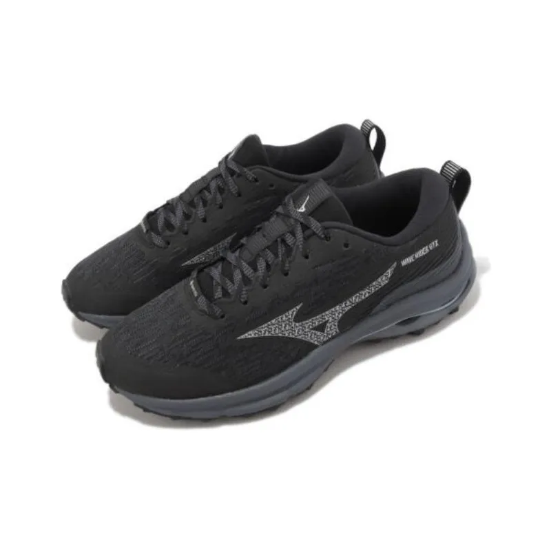 Mizuno Women's Wave Rider GORE TEX 4E Wide 'Black Silverstar' Women's-2