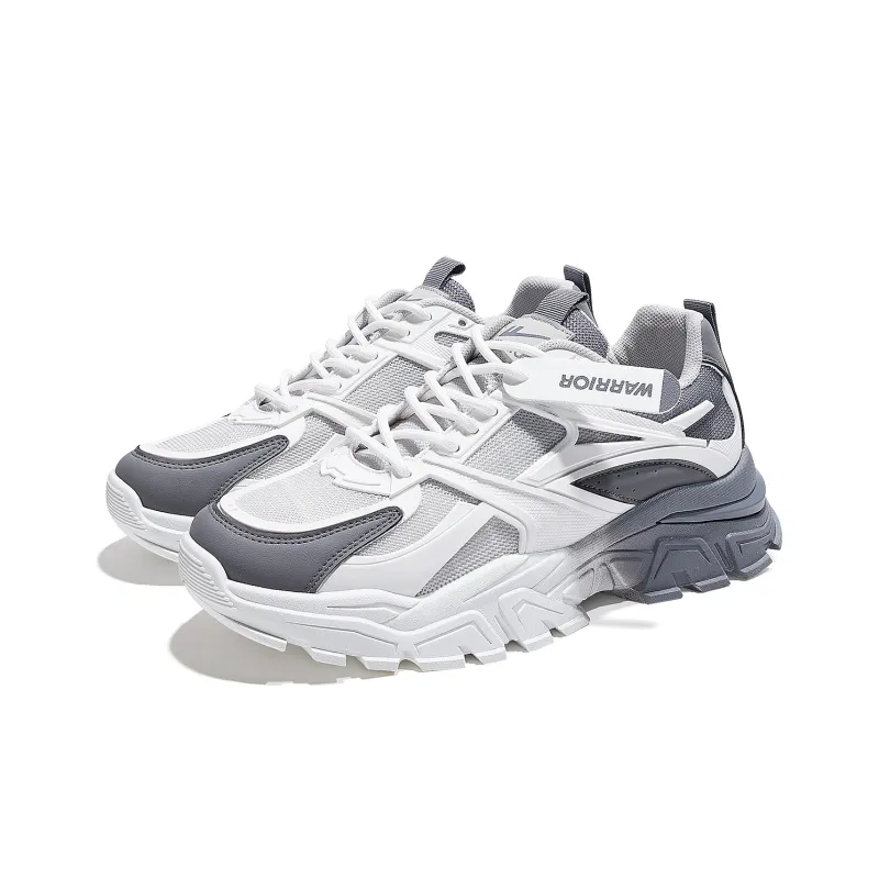Warrior Cushioning, Abrasion Resistant, Height Increasing Low Top Chunky Sneakers Men's-2