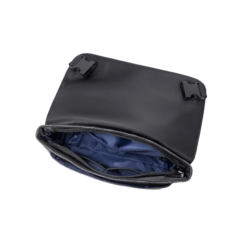POLO PVC Shoulder Bag Men's Black-4