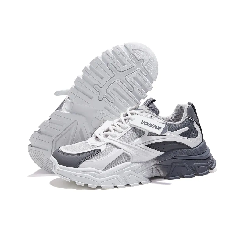 Warrior Cushioning, Abrasion Resistant, Height Increasing Low Top Chunky Sneakers Men's-4