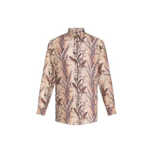 ETRO Shirts Men Brown