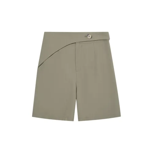 Pit Casual Shorts Women's Coffee Green