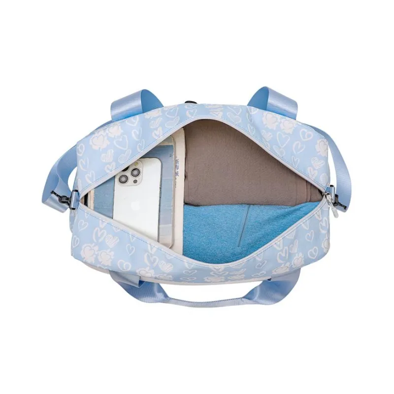 HEAD Handbags Sky Blue & White-4