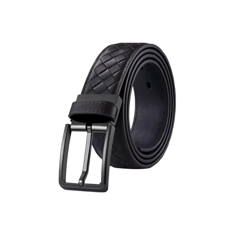 CARTELO Cow Leather Belts Men's Width 3.4CM-3
