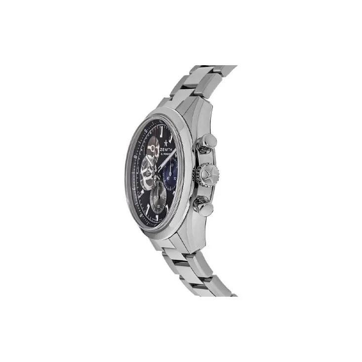 ZENITH Chronomaster Sport Flagship Collection Automatic Mechanical Movement Unisex Watch 39.5mm 39mm Black Dial-1