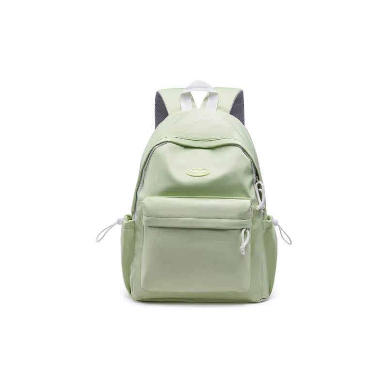 TANGCOOL Nylon Backpack Medium Size Unisex White/Green/Yellow/Purple/Black-10