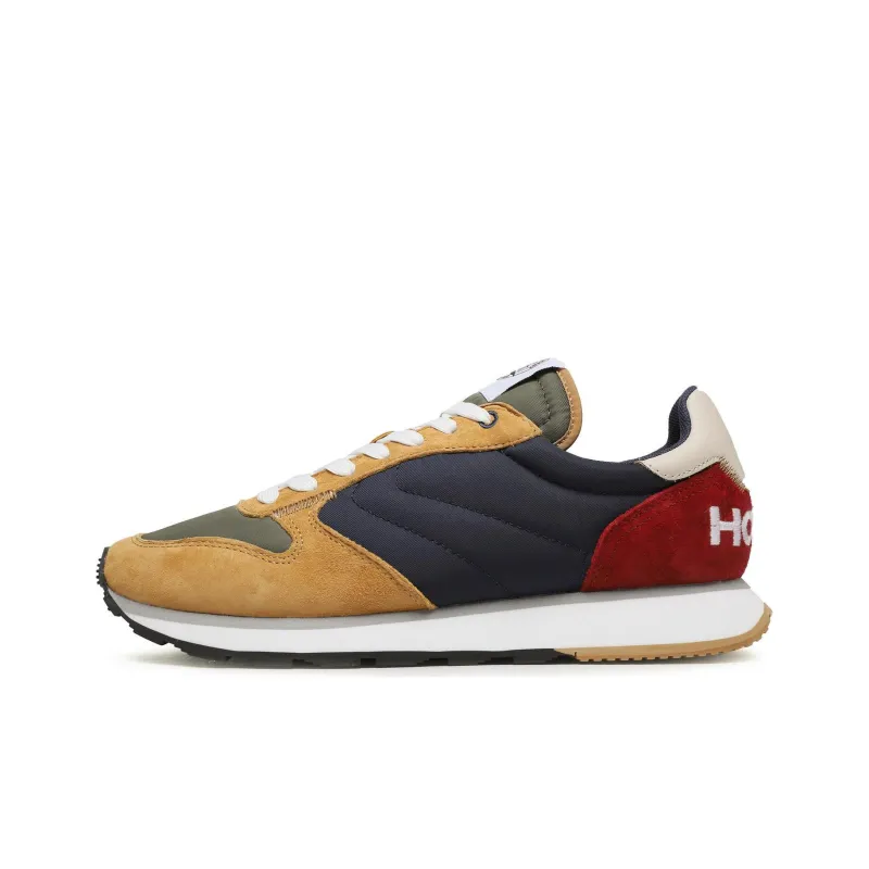HOFF Cushioning Wear-Resistant Low-Top Casual Shoes Men's Yellow Blue-0