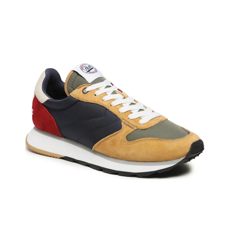 HOFF Cushioning Wear-Resistant Low-Top Casual Shoes Men's Yellow Blue-2