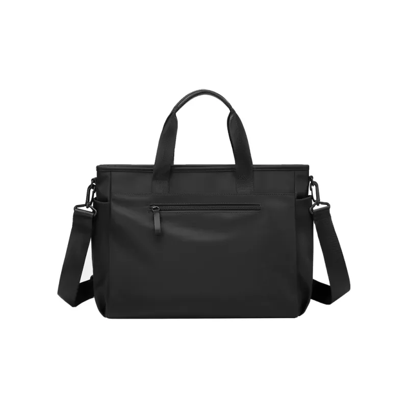GOLF Fabric Crossbody Portable Briefcase Laptop Bag Regular Unisex Apricot/Black-3