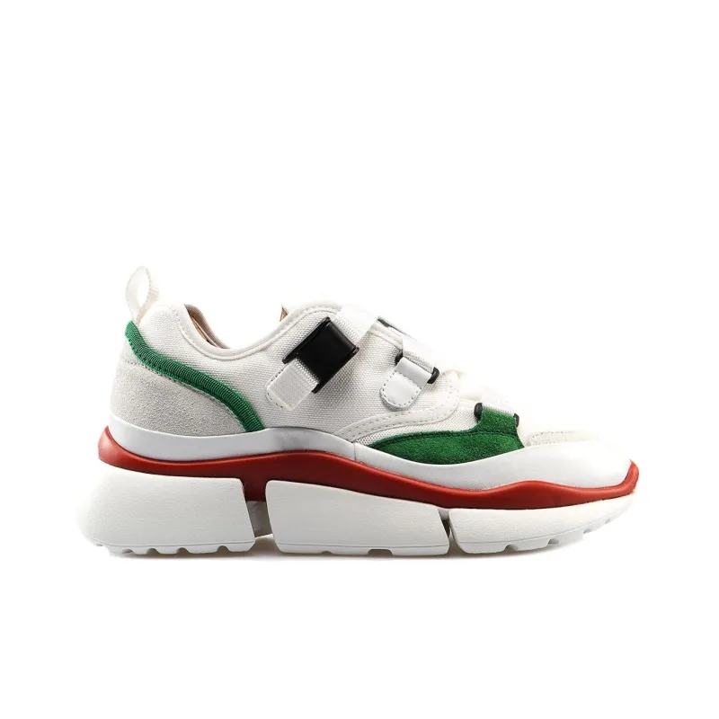 Chloé Sonnie Low Top 'Jungle Green'-1