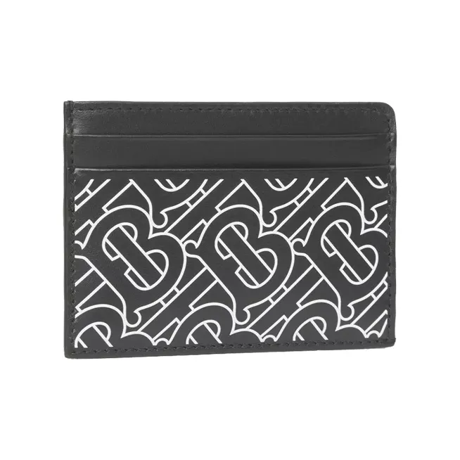 Burberry Leather Card Holder Men's Black-2