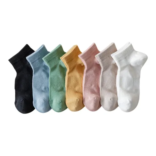 MANCHU Mid Calf Socks Women's 7 Pack
