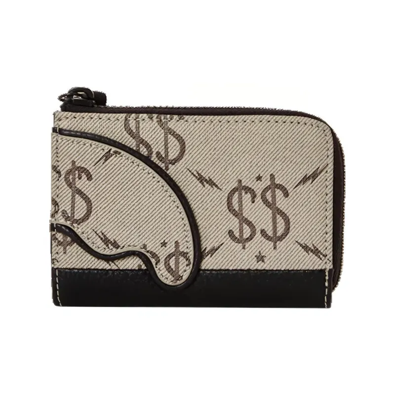 SPRAYGROUND PVC Purse, Card Holder, Wallet Regular Unisex Gray-1