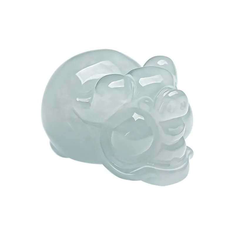 HUISHI Bean Type Jadeite Pendants Unisex-0