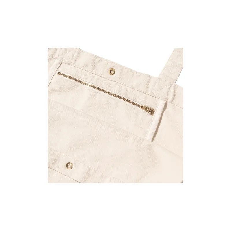 Carhartt WIP Canvas Blended Cotton Canvas Bag One Shoulder Handbag Regular Unisex White-3