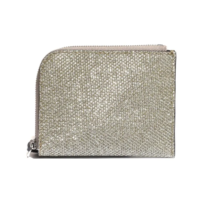 GANNI Recycled Polyester Card Clip Card Holder Women's Gray-2