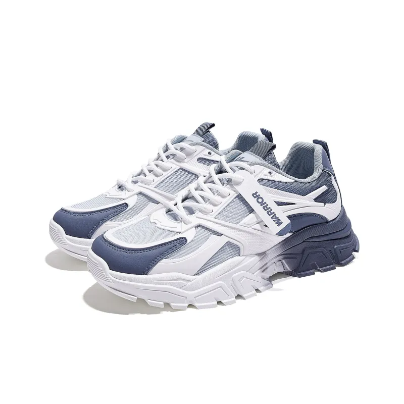 Warrior Cushioning, Abrasion Resistant, Height Increasing Low Top Chunky Sneakers Men's-7