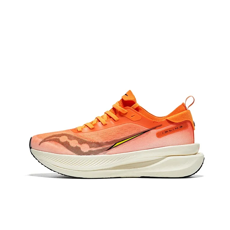 Saucony IDLING Cruise Cushioning And Breathable Low Top Casual Running Shoes Unisex Orange-0