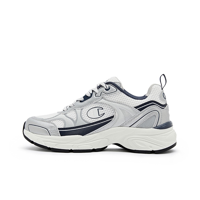 Champion Running Shoes Unisex Low Top Silver White POIZON