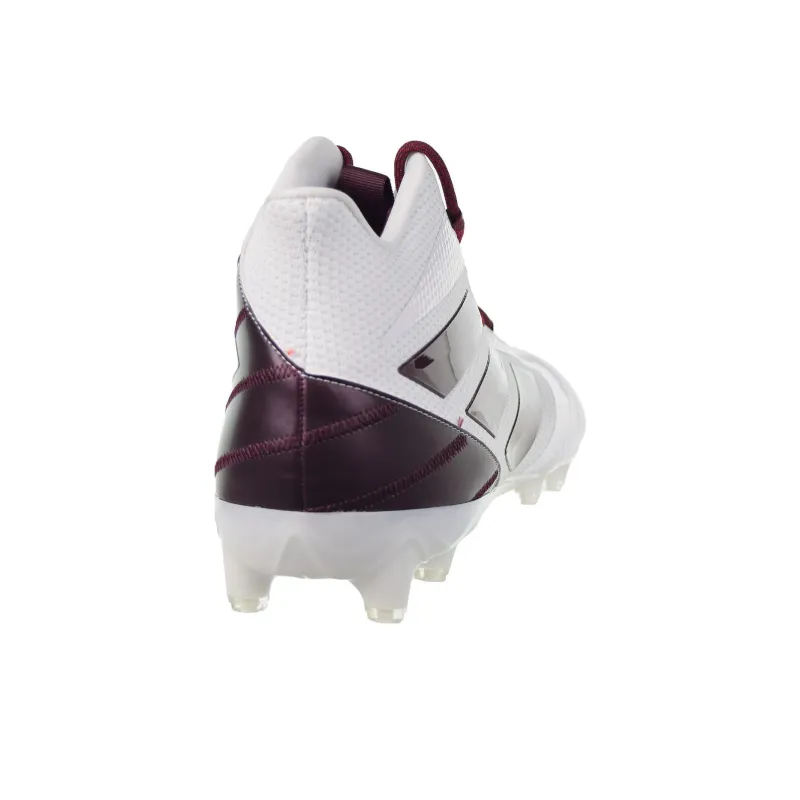 Adidas Freak Carbon Mid White Maroon-3