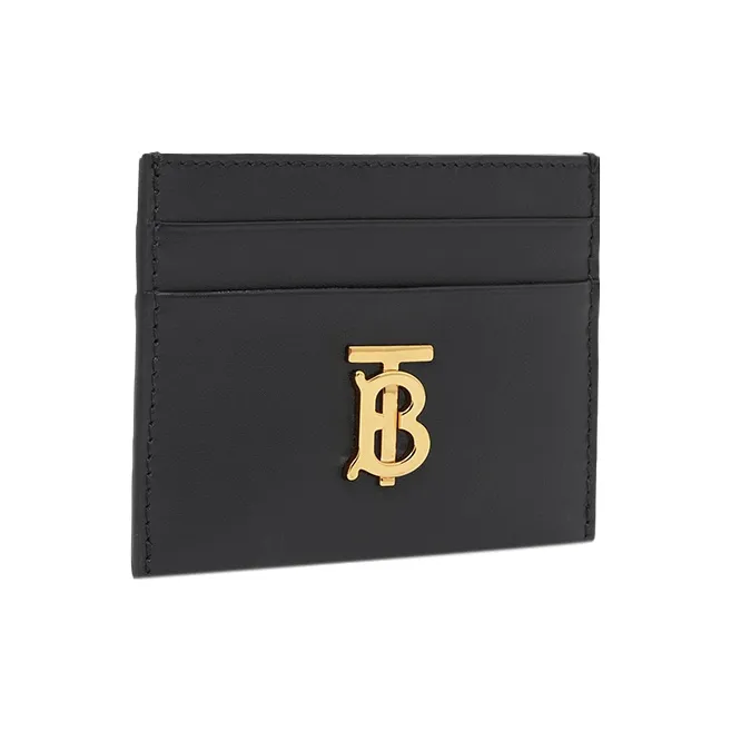 Burberry Logo Leather Card Holder-1