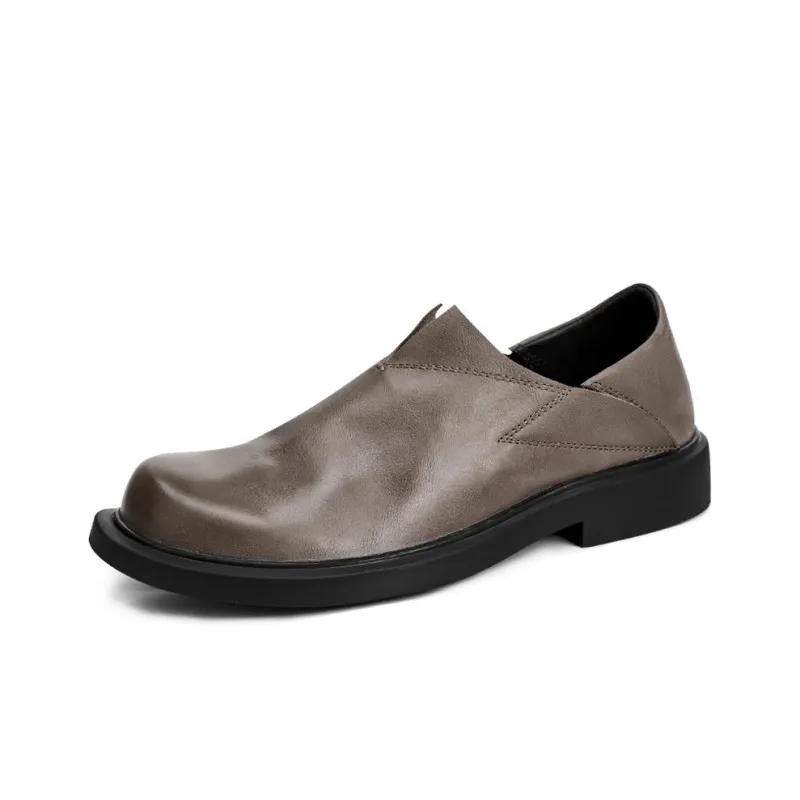 Voguhomme Men's Casual Shoes Men Low Top Brown, Black, Gray-0