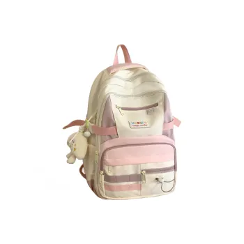NX DOUGHNUT Nylon Backpack Backpack Large Size Unisex Yellow/Green/Pink/Black