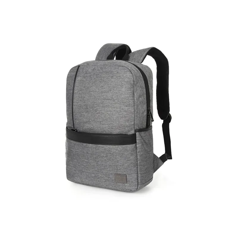 SUISSEWIN Oxford Fashionable Portable Computer Large Capacity Backpack Regular Unisex Light Gray/Dark Gray-1