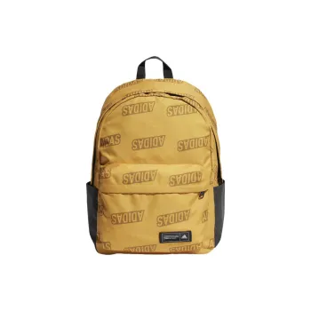 Adidas Recycled Polyester Canvas Backpack Regular Unisex Yellow
