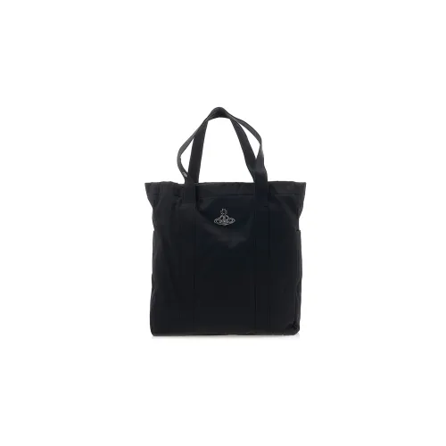 Vivienne Westwood Recycled Nylon Tote Bag Shopping Bag Handbag Regular Women's Black