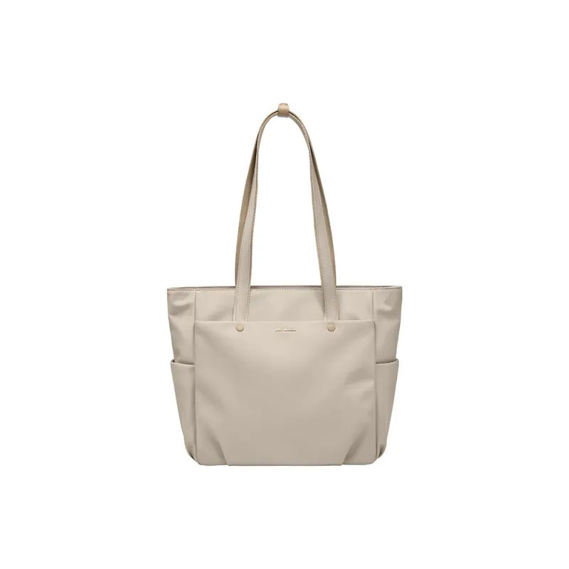GOLF Fabric 15 Inch Laptop Bag Tote Shoulder Bag Regular Women's Apricot/Black-1
